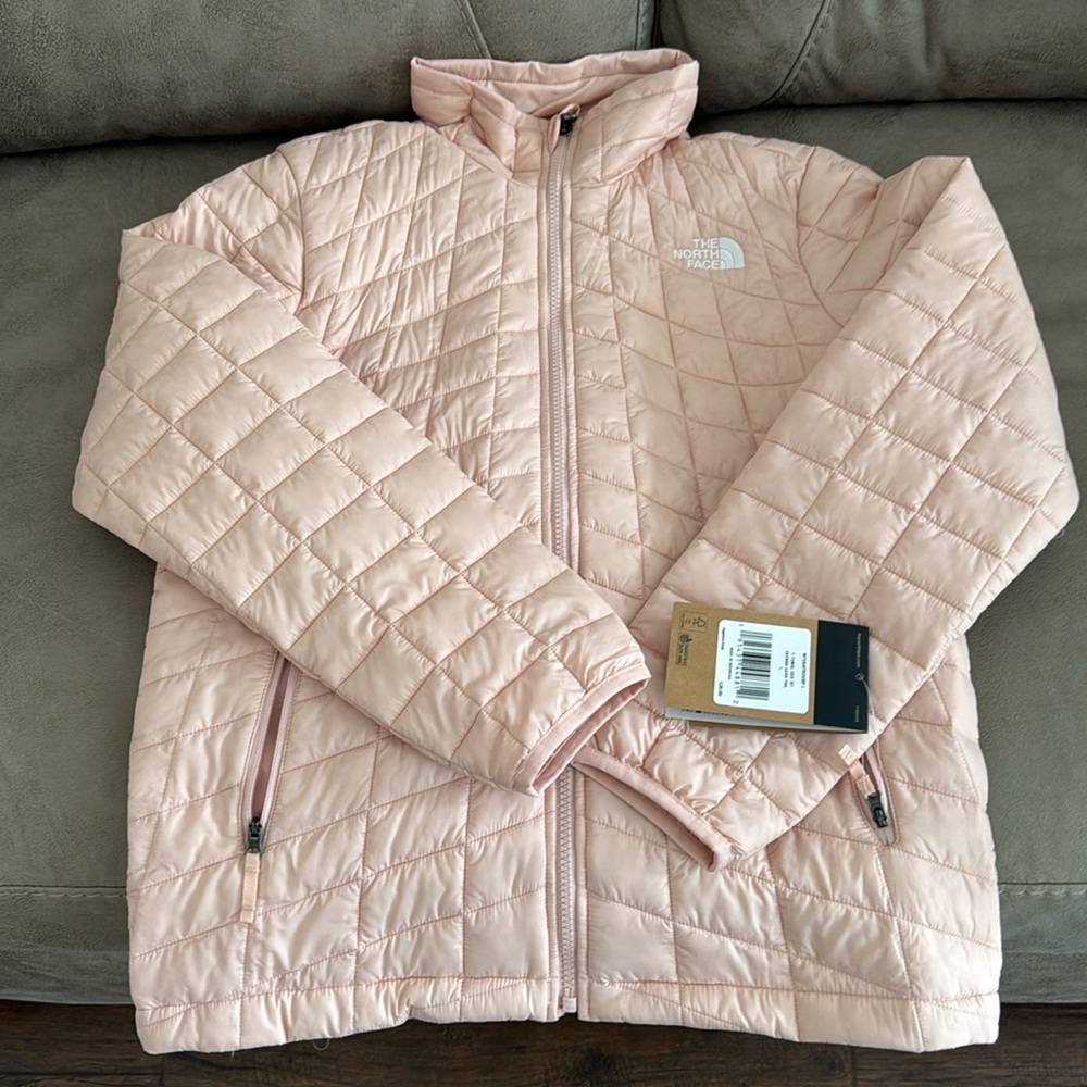 The North Face Kids Puffer Jacket in Soft Pink